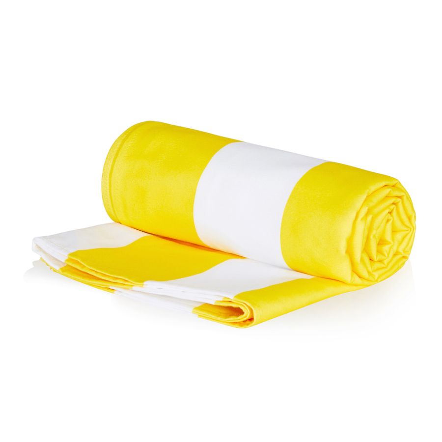 Dock and Bay XL Microfibre Beach Towel Boracay Yellow BeachKit