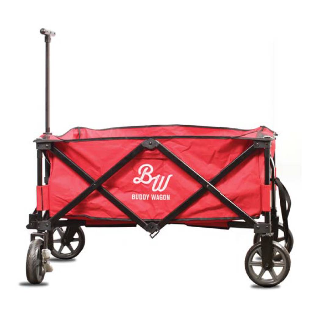 Buddy Wagon Red Foldable Trolley Cart BeachKit